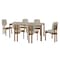 Manhattan Comfort Rectangle Dining Set of 7, 70.87 in L, MDF 6-DT-79620-OW - alternate 2